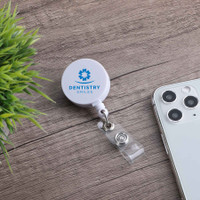 Id Buddy Round Retractable Swivel Badge Reel