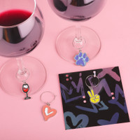 Set Of 4 Wine Charms
