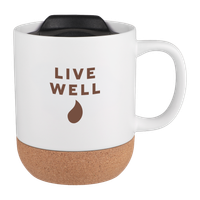 Mesa 11 Oz Ceramic Mug With Cork Bottom