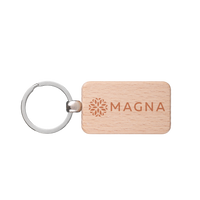 Oak Rectangular Keytag