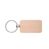 Oak Rectangular Keytag