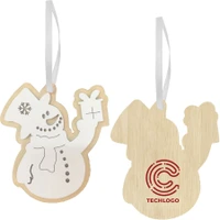 Snowman Layered Wood Ornament
