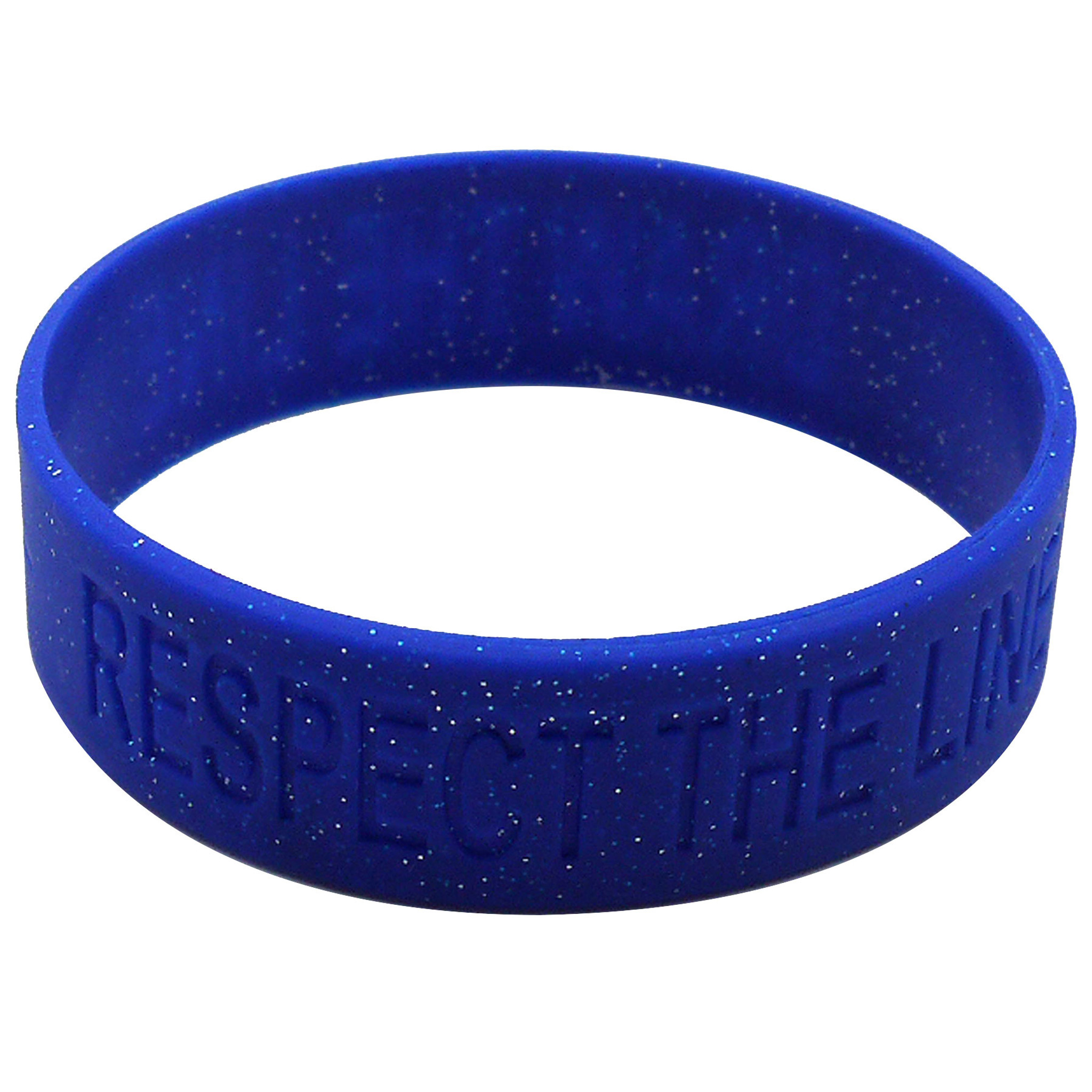 Custom Debossed Silicone Wristbands With Colour Filled | Brand Lifesavers