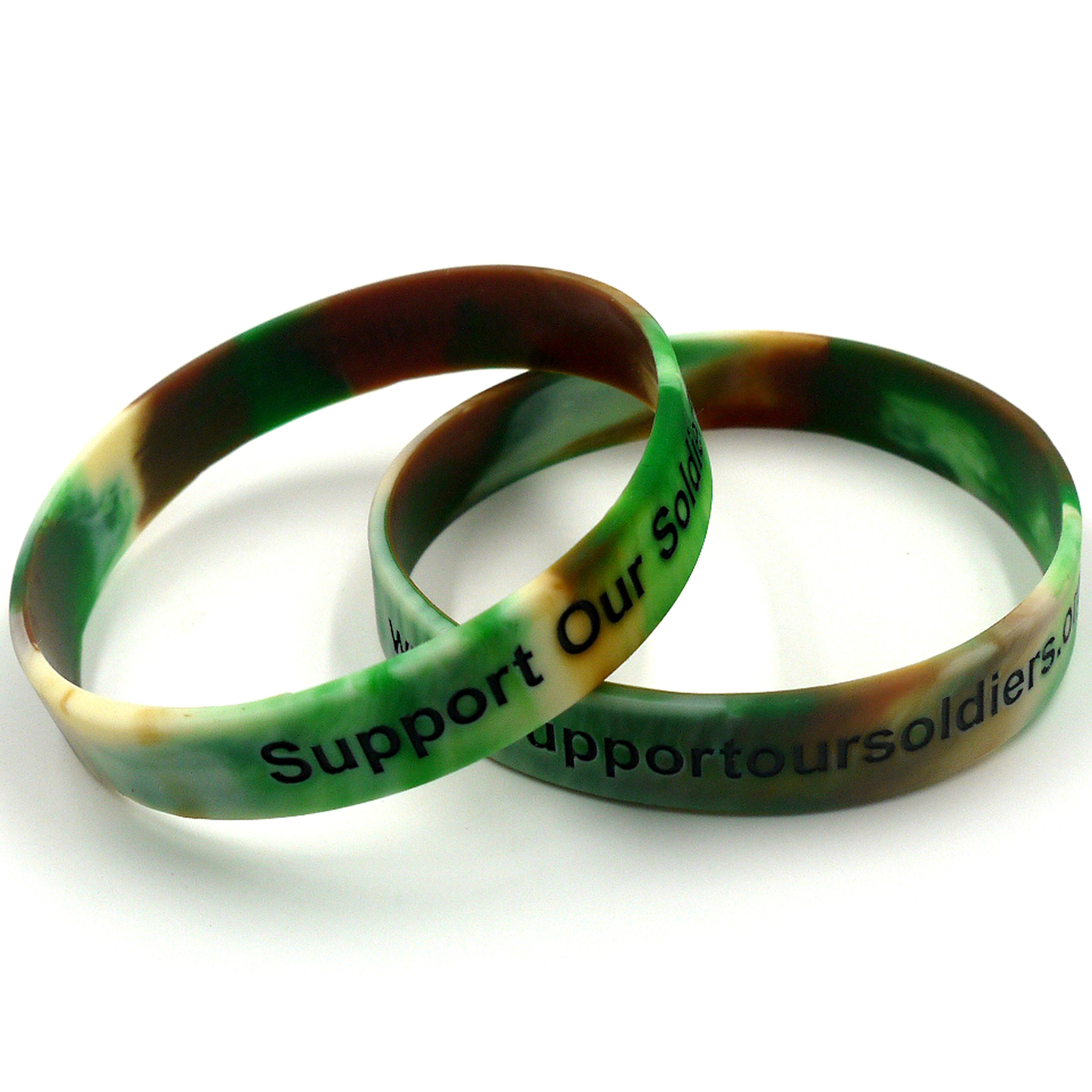 Infilled Silicone Wristbands – Adband