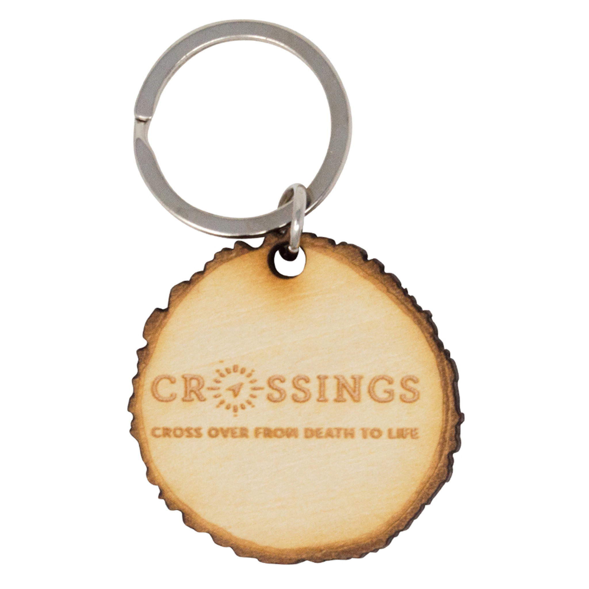 Custom Wood Log Cut Keychains - HPG - Promotional Products Supplier