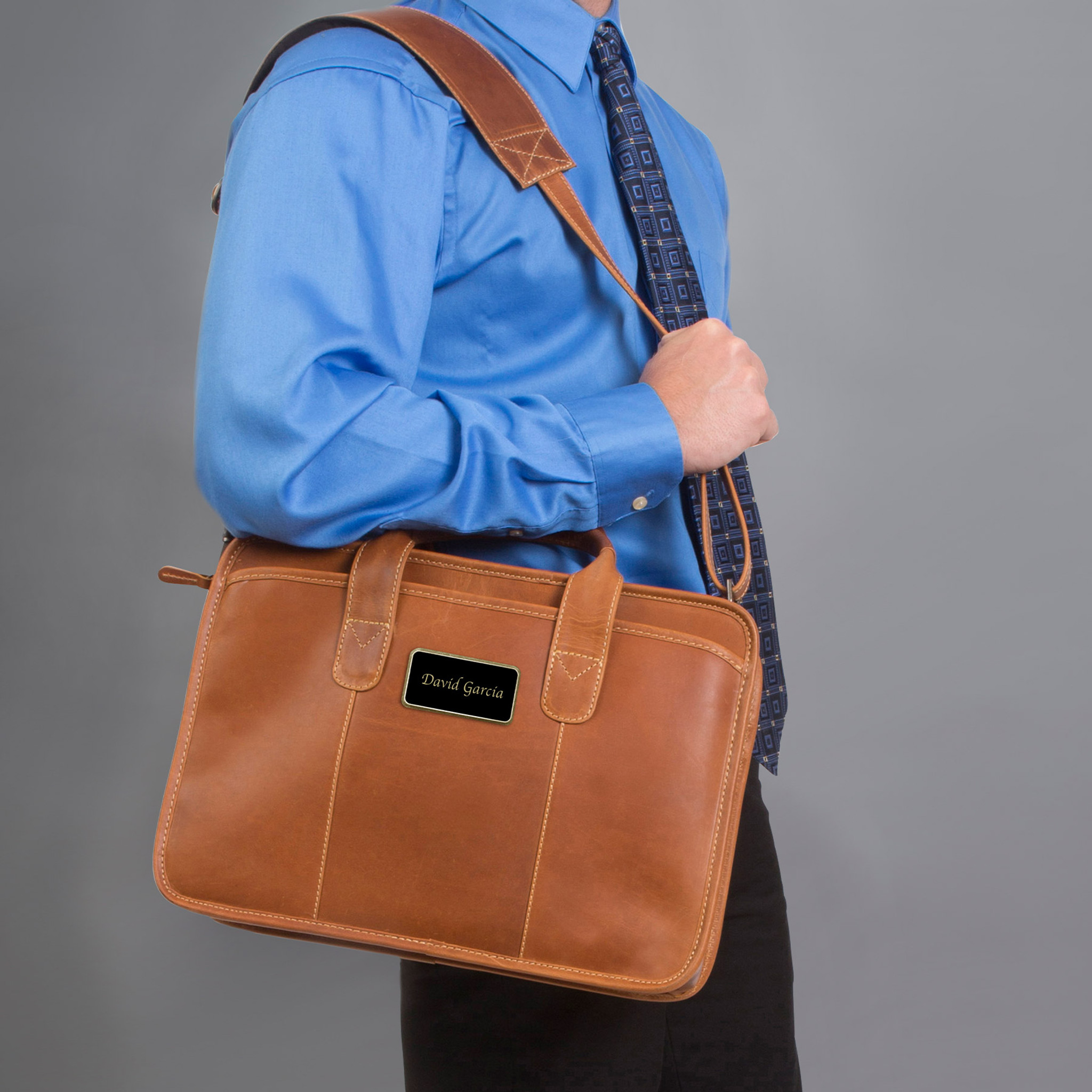 Buffalo Valley Leather Briefcase HPG Promotional Products Supplier