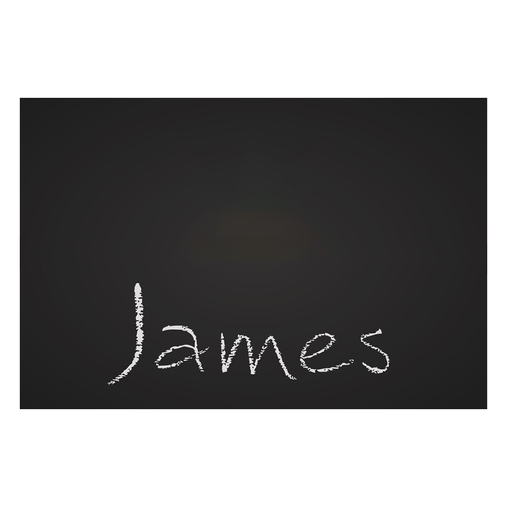 Badge Reusable Chalkboard Plastic with Pencil - 3 x 2 in - view 4 - product view 4