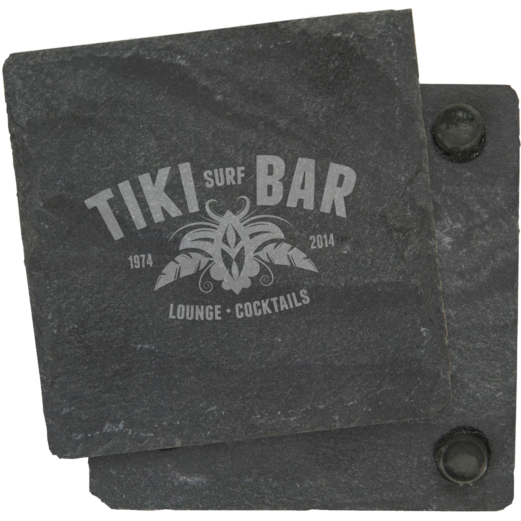 Square Slate Coaster (single) - HPG Brands