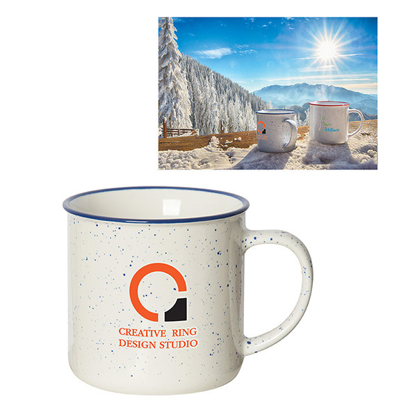 Beach House 325 Ml. (11 Fl. Oz.) Speckled Mug - HPG Brands