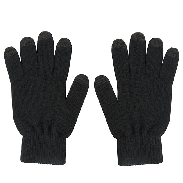 TOUCHSCREEN GLOVES IN BLACK LAMBSKIN 135642