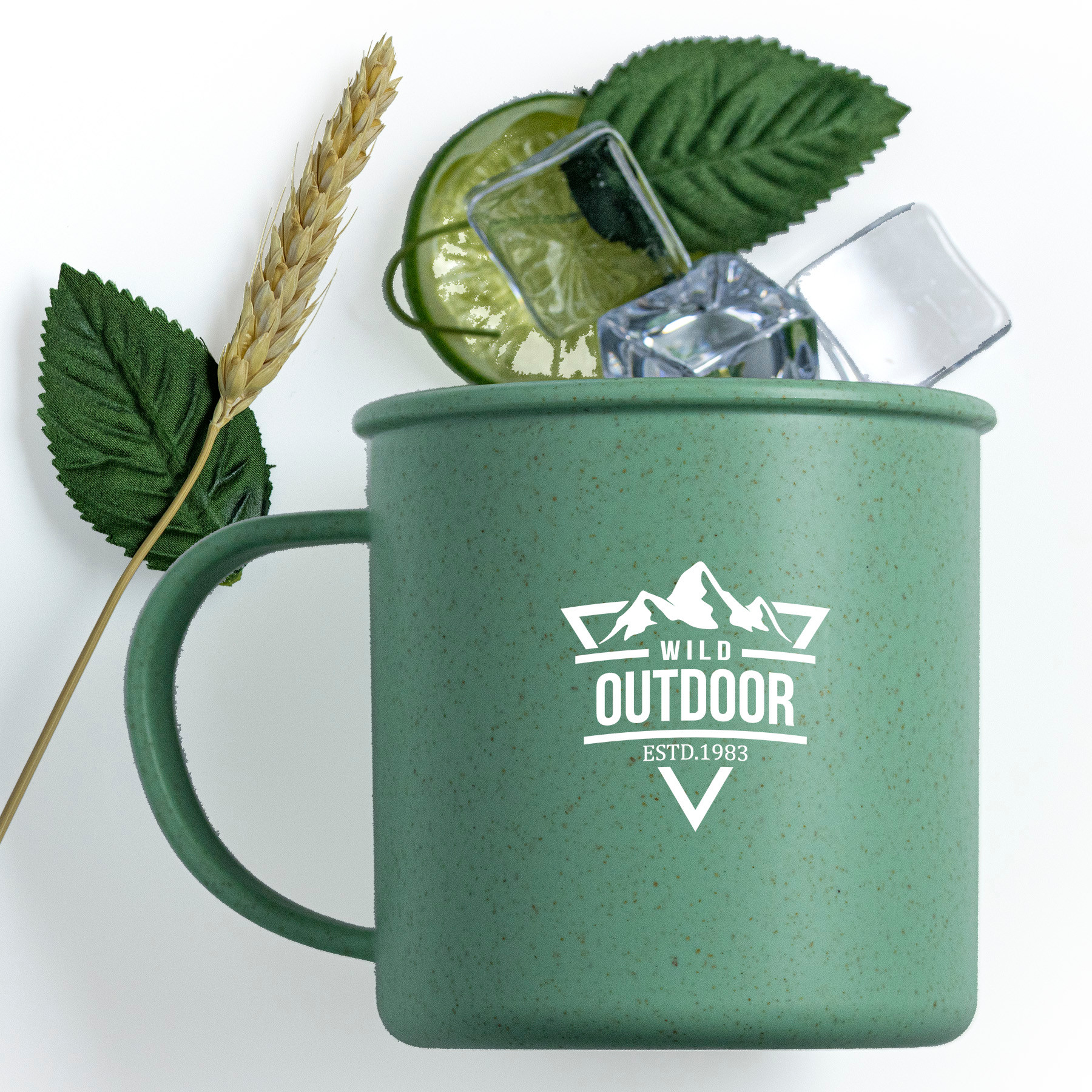 【まみーCLDF-H15】 キッチン 食器 コップ 18 Oz Wheat Cup With Handle - HPG Brands
