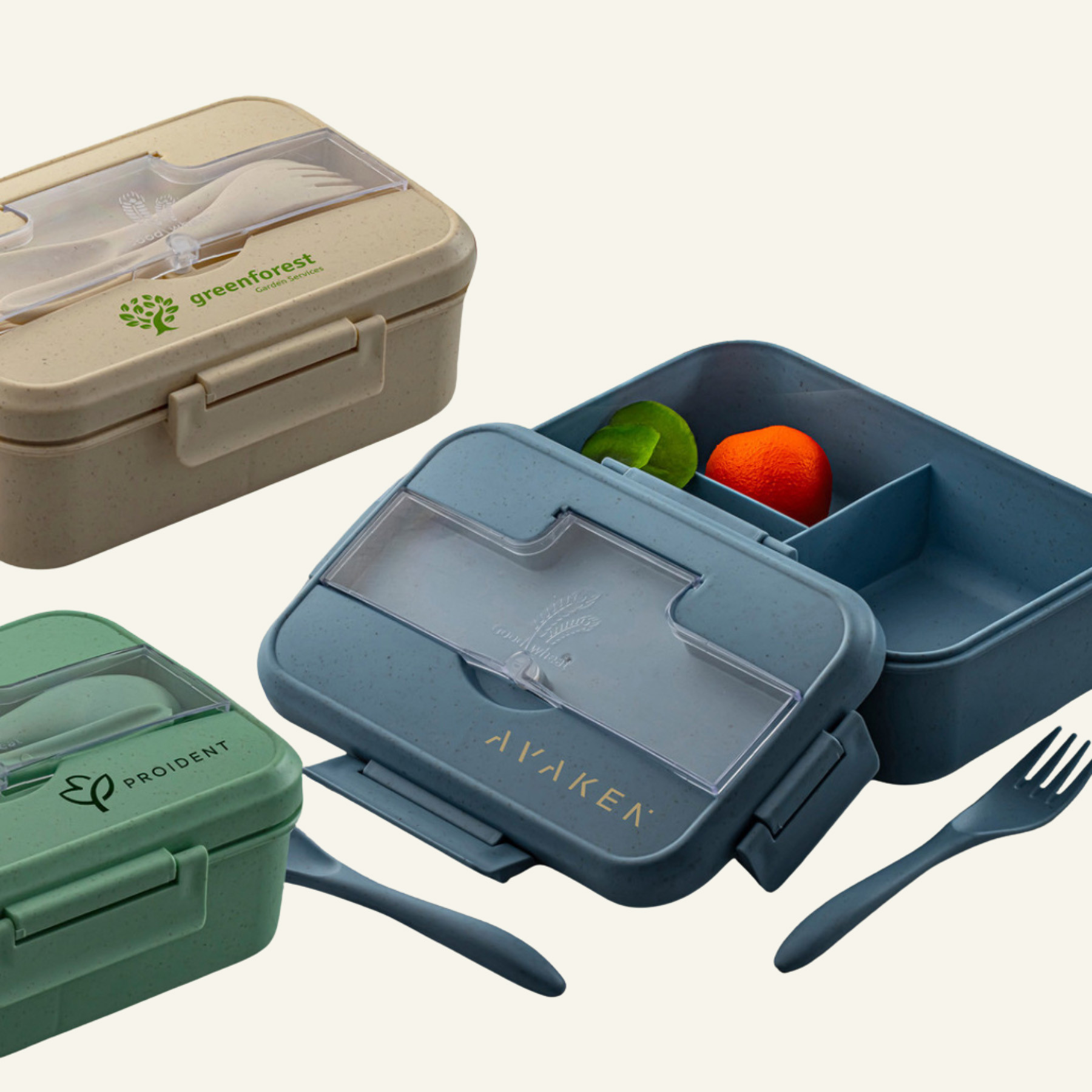 Wheat Straw Lunch Box Set HPG Brands - Main Image