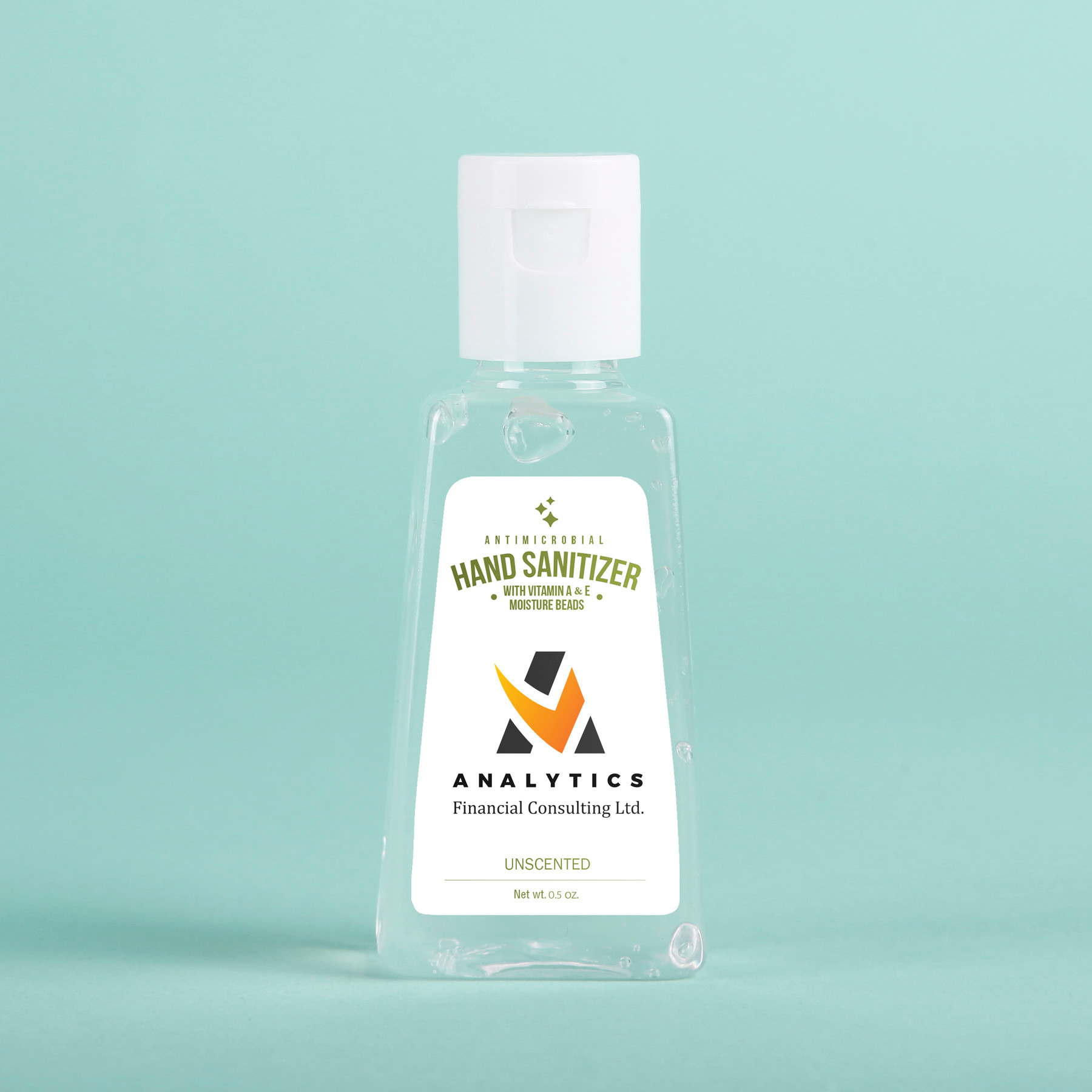 Hand Sanitizer Gel: 1 Oz Triangle Bottle - HPG Brands
