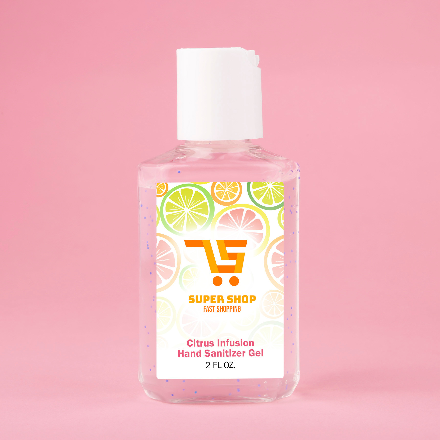 2oz Travel Gel Hand Sanitizer With Moisturizing Beads - HPG Brands