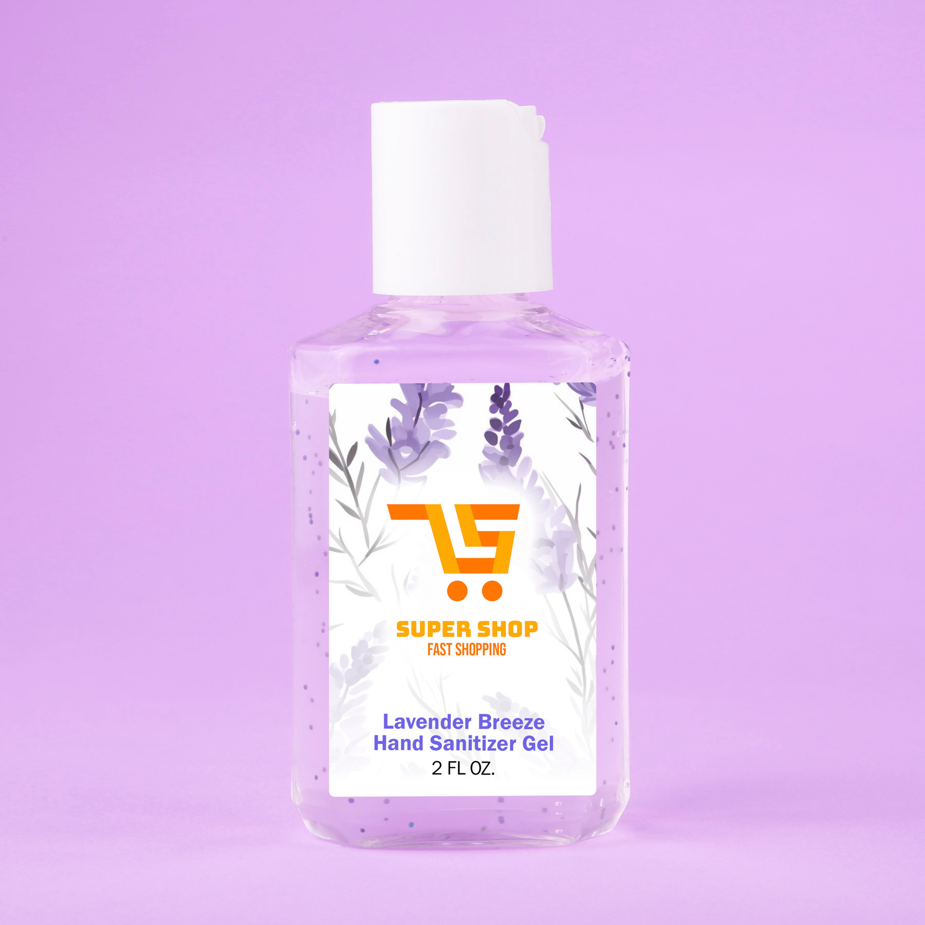 2oz Travel Gel Hand Sanitizer With Moisturizing Beads - HPG Brands