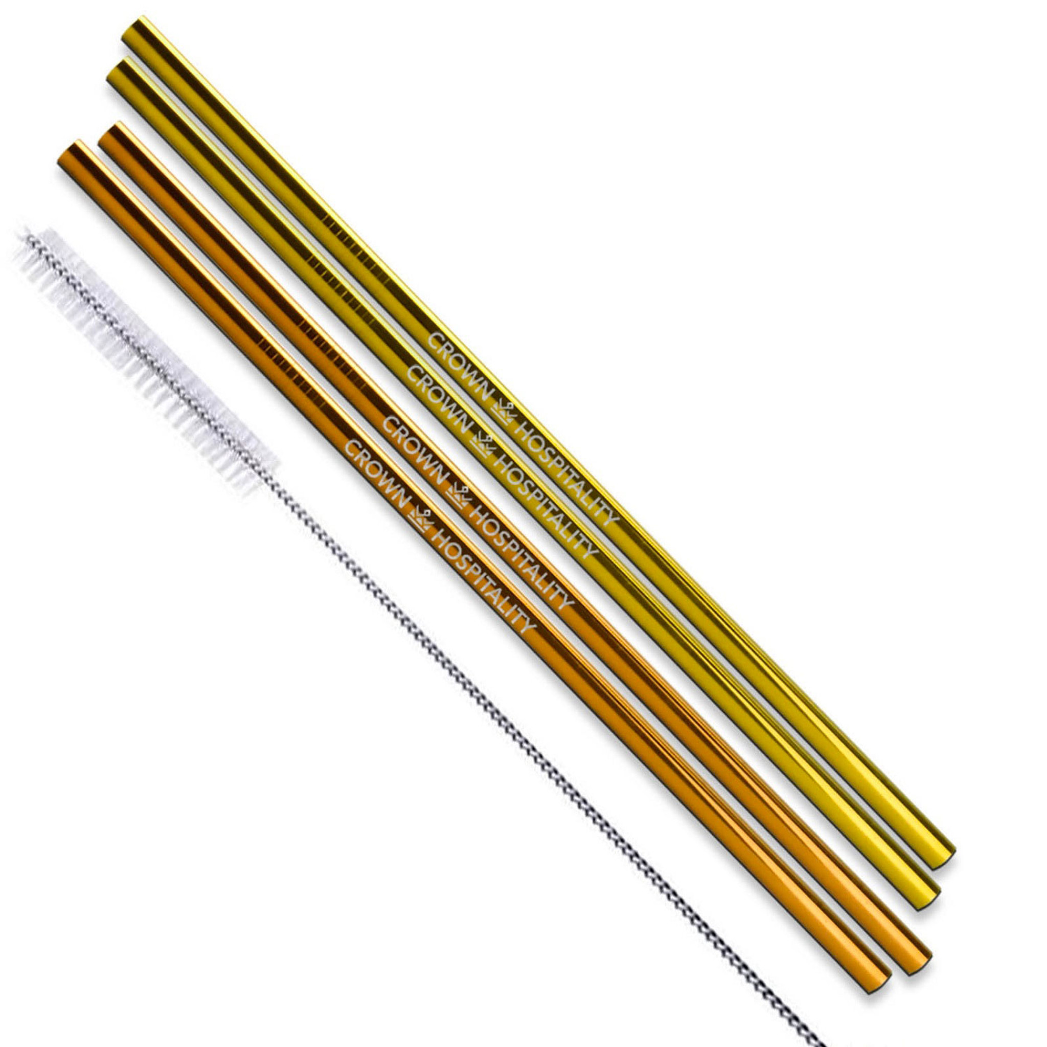 Copper Stainless Steel Straws Straight