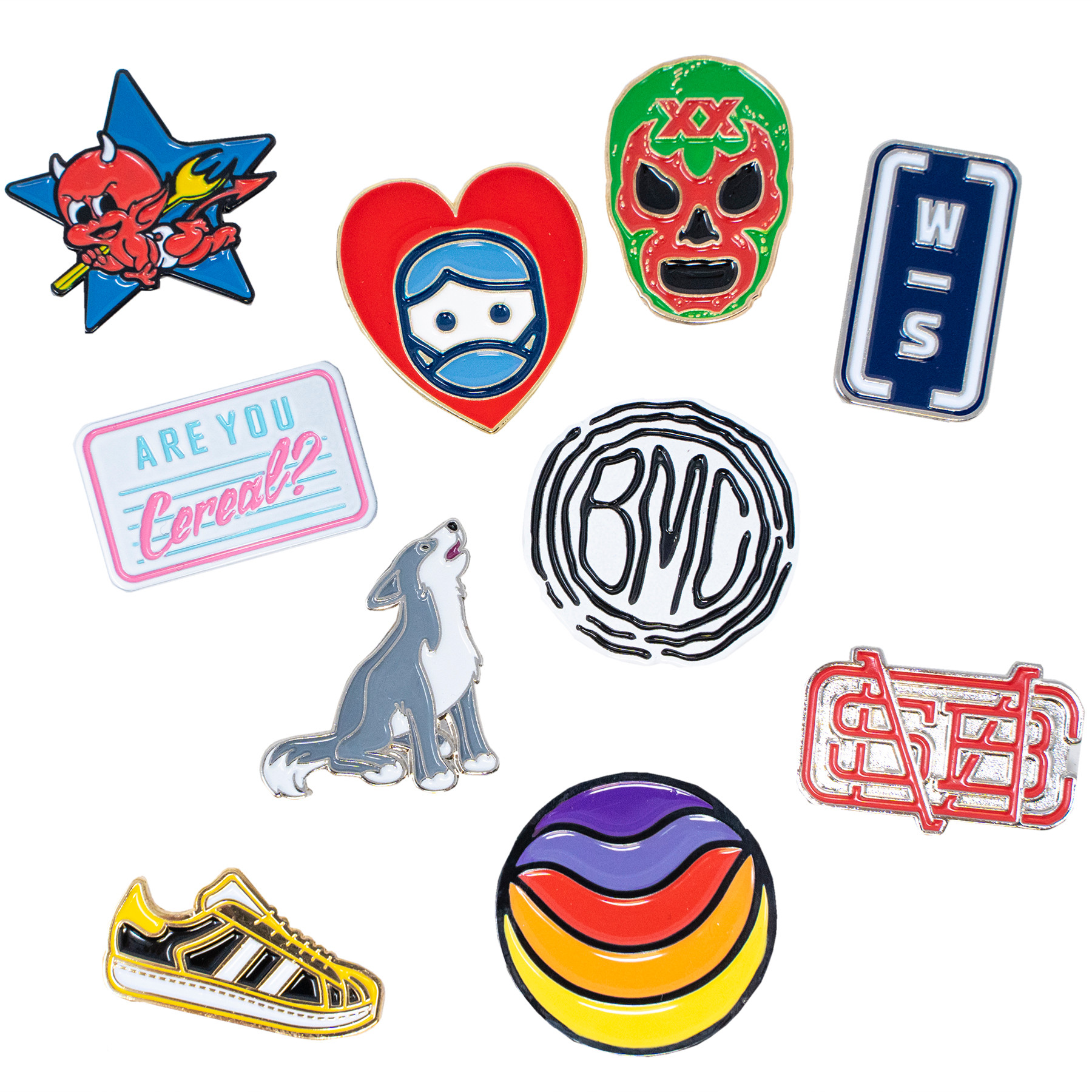 Diestruck Soft Enamel Lapel Pins: 1