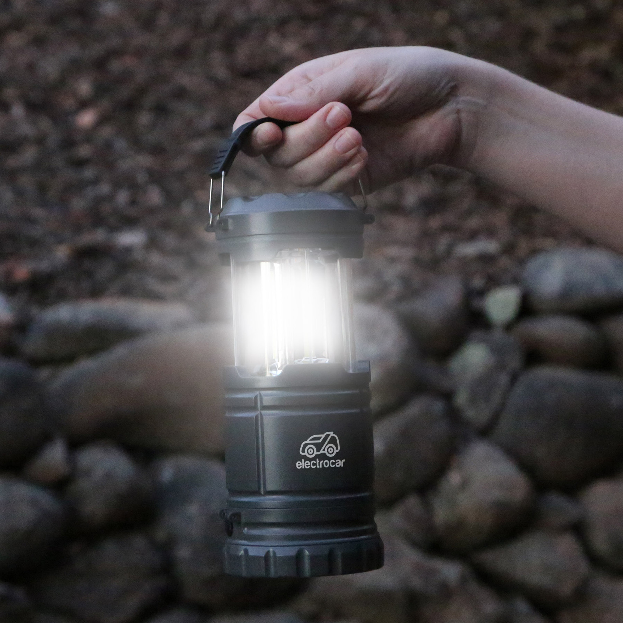 Promotional Pop Up Lantern with Flashlight - Rubber Flashlights