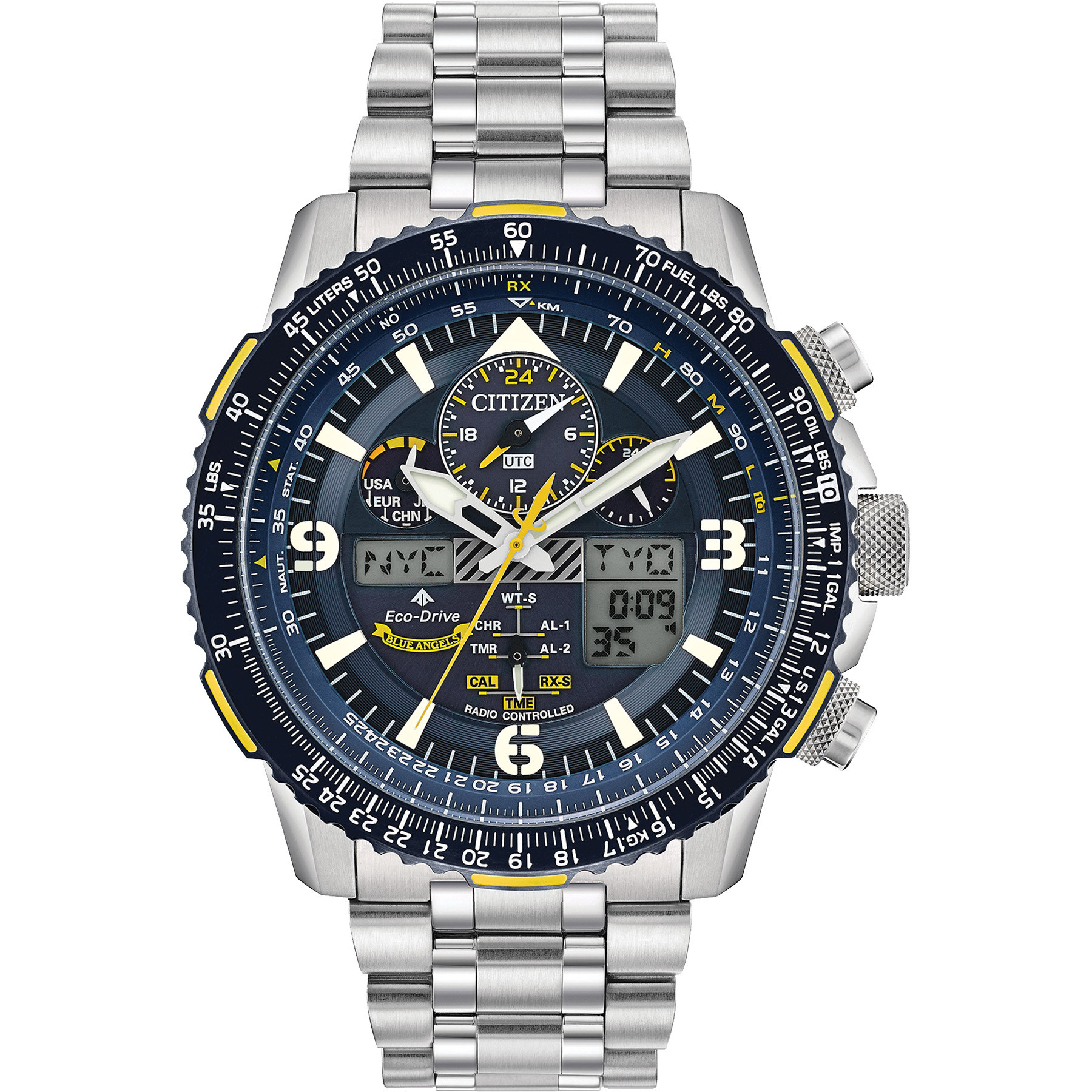 ジャンパル Citizen JY807852L Men's Promaster Blue Angels Skyhawk A-T Eco