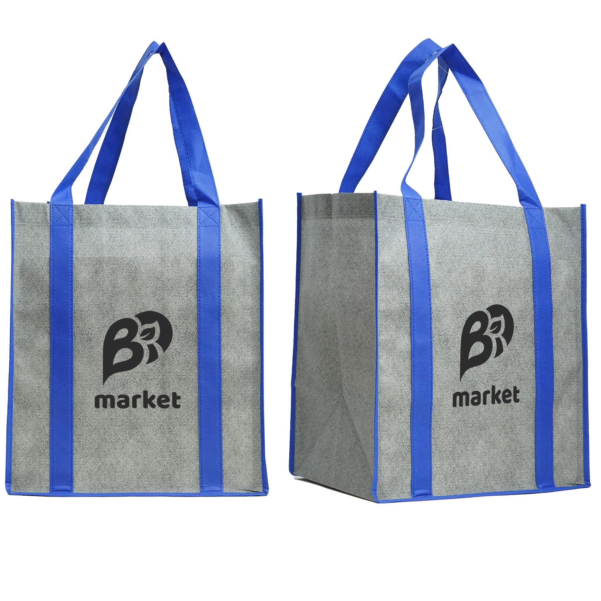 Heathered Jumbo Non-Woven Tote - HPG Brands