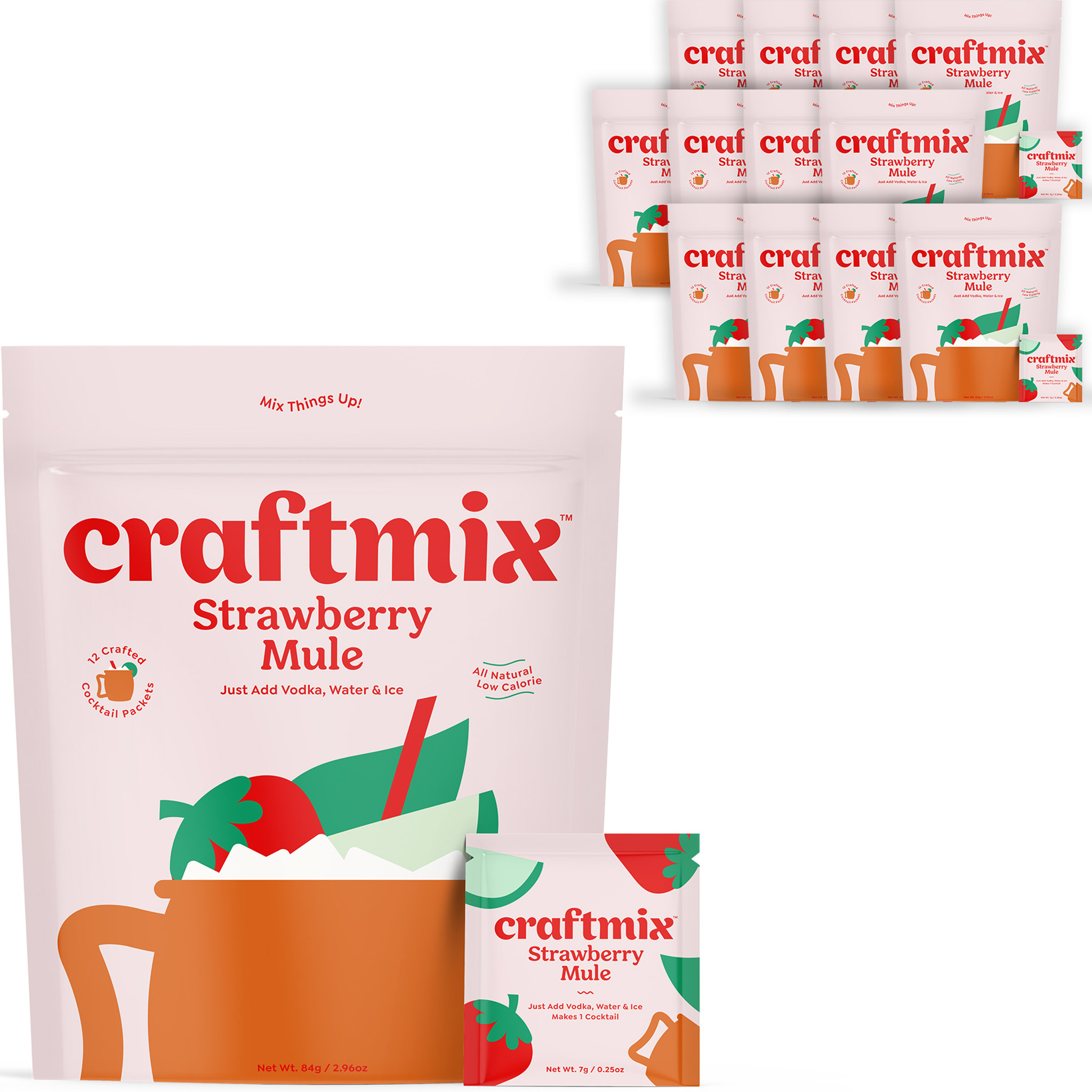 Craftmix Passionfruit Paloma Cocktail Mixer: 12 Pack - HPG