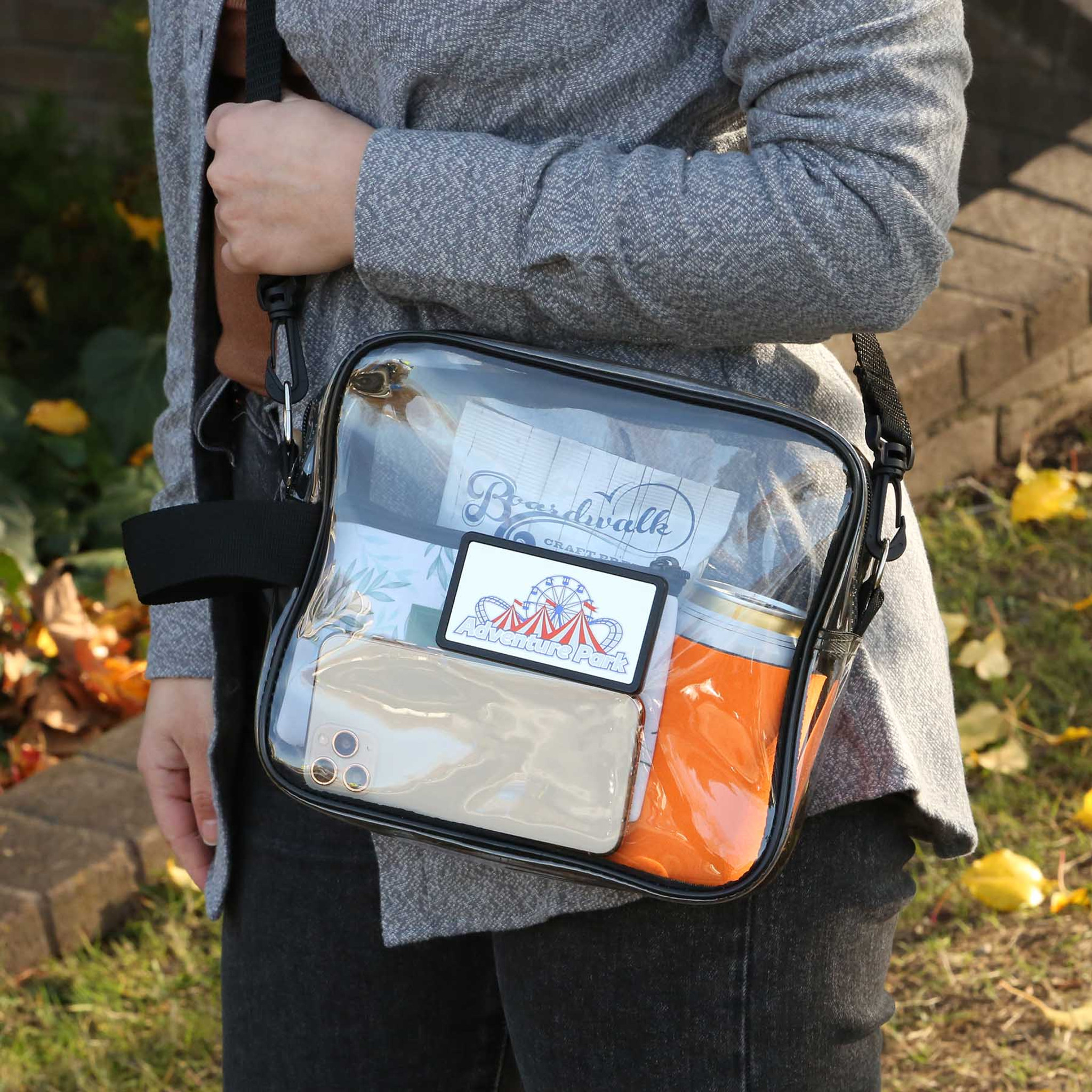 ★TOUT Y EST★ LOGO COVER CROSS BAG 20201SS-1-LCCB-1 Clear Crossbody Bag - HPG Brands