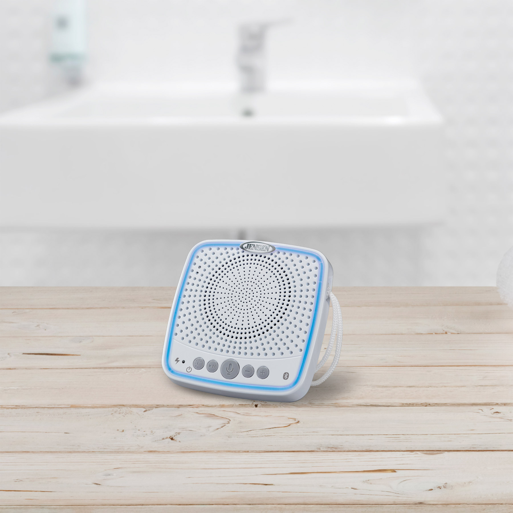Jensen Waterproof Bluetooth Voice Activated Speaker - HPG Brands