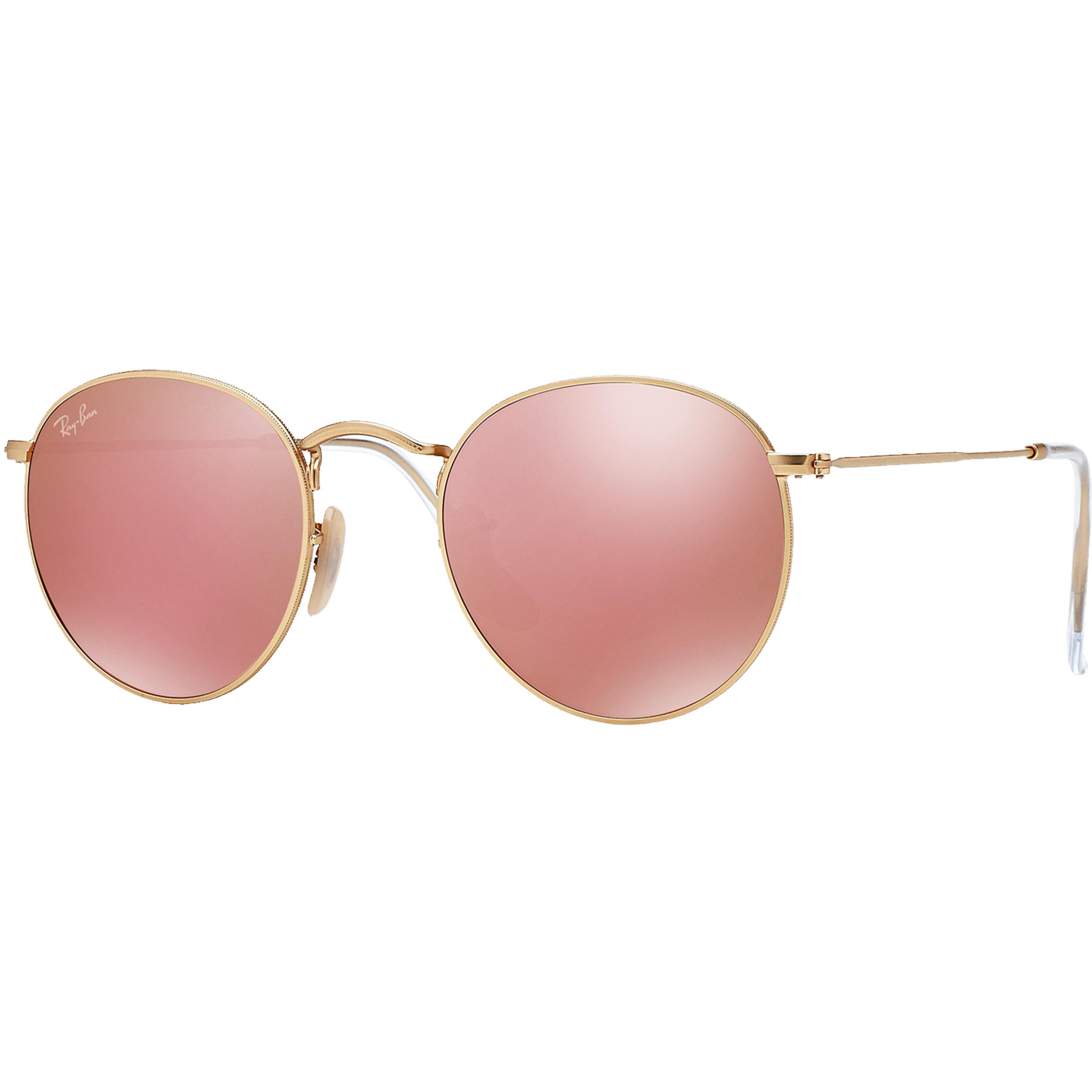 Jeepers Peepers Oversized Rimless Round Reflective Pink Sunglasses Uni -  beyond exchange