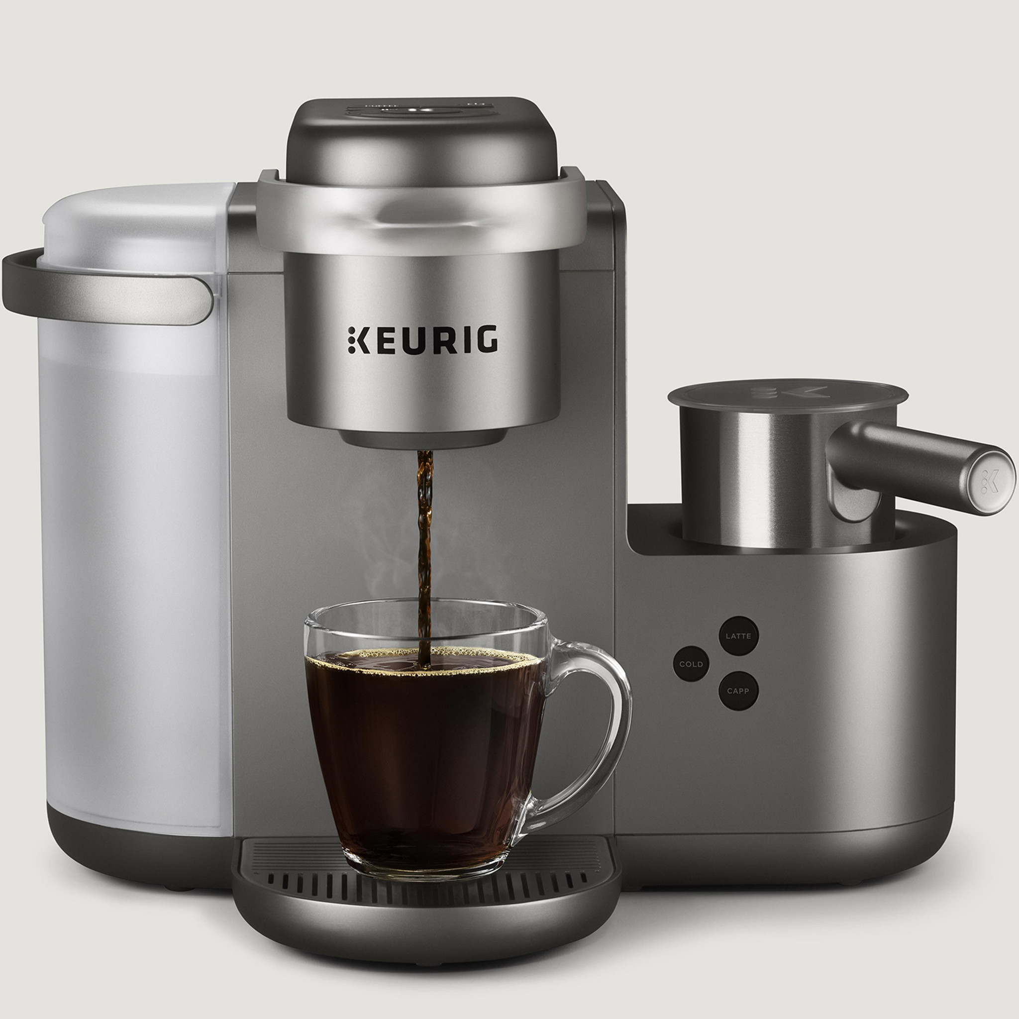 Keurig coffee shop and cappuccino maker