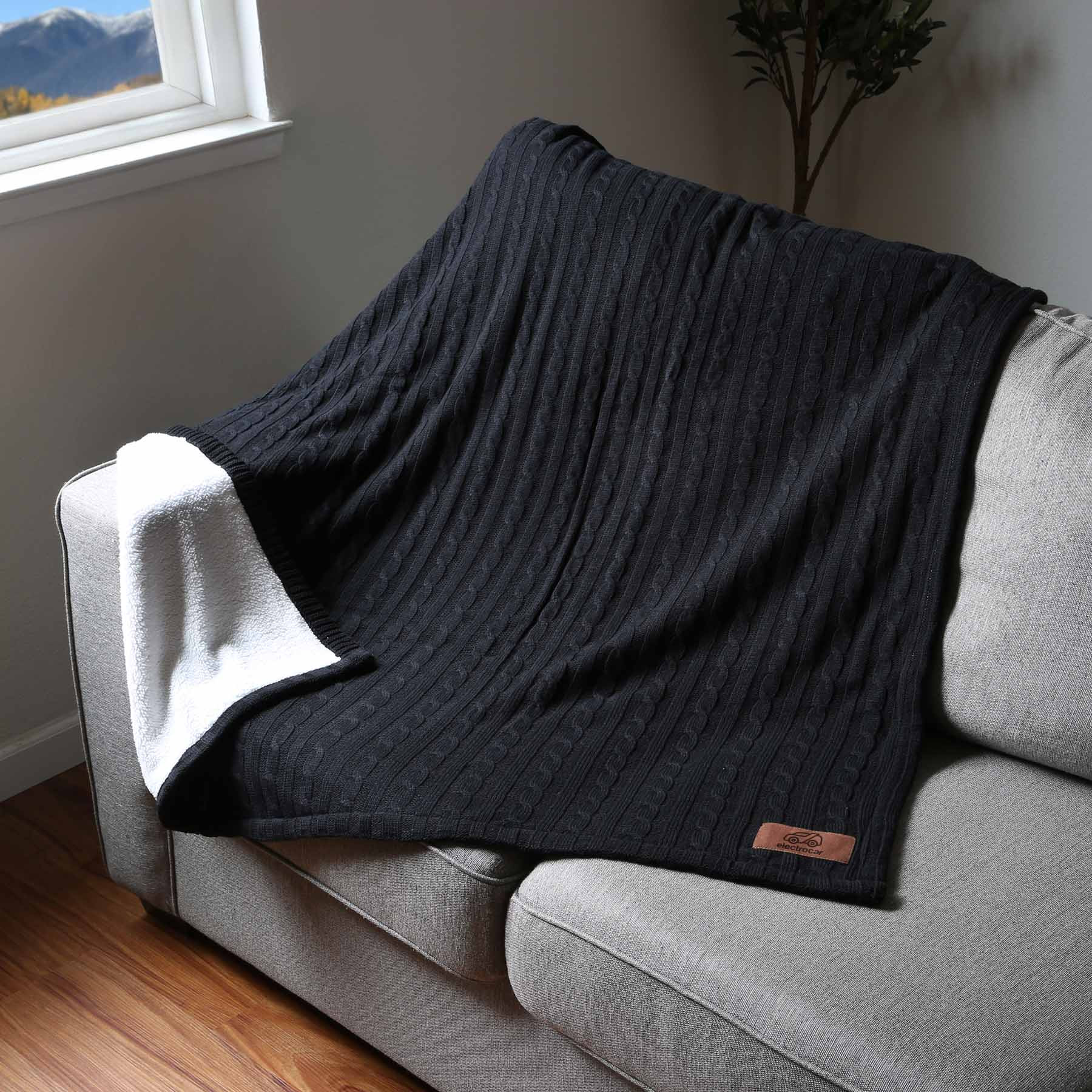 Sweater Weather Sherpa Blanket W/ Pillowcase - HPG Brands
