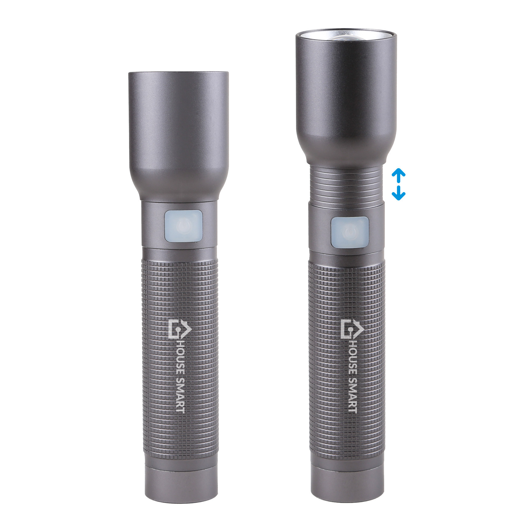 reNew Zoom Rechargeable Flashlight With Case - HPG Brands