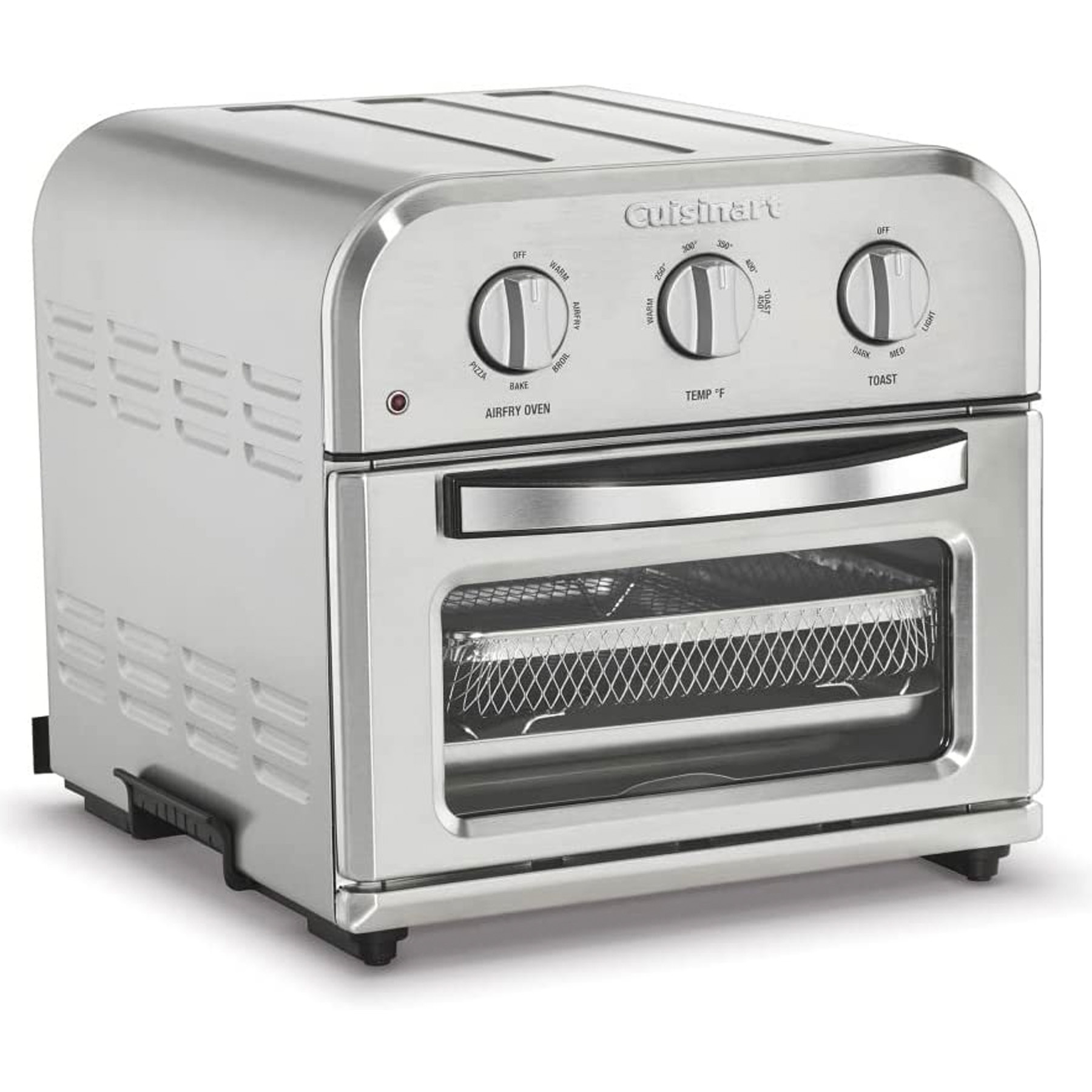 Air Fryer Toaster Oven Compact Stainless Steel 6-Function - view 2 - product view 2