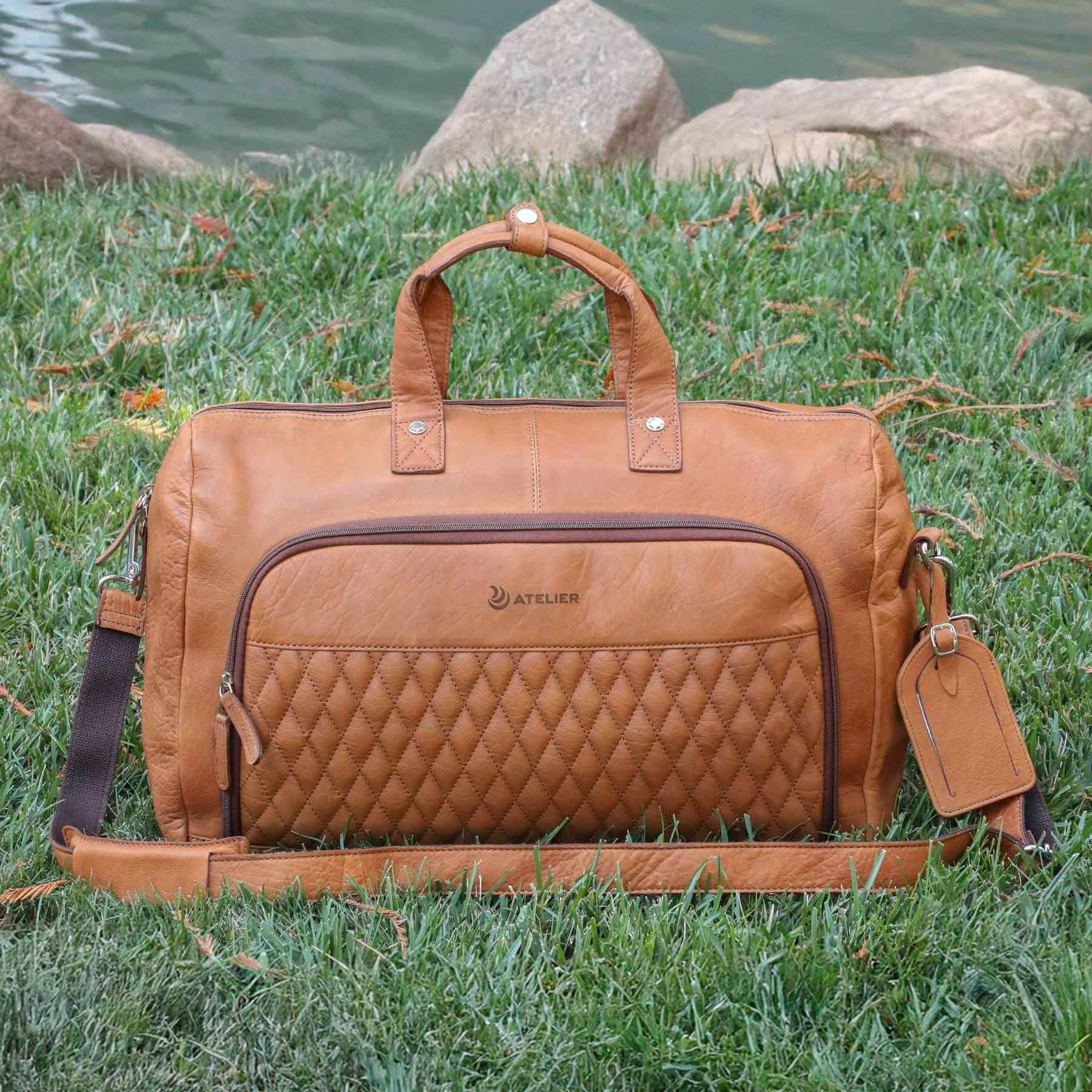 Bell Canyon Leather Duffel Bag - HPG Brands