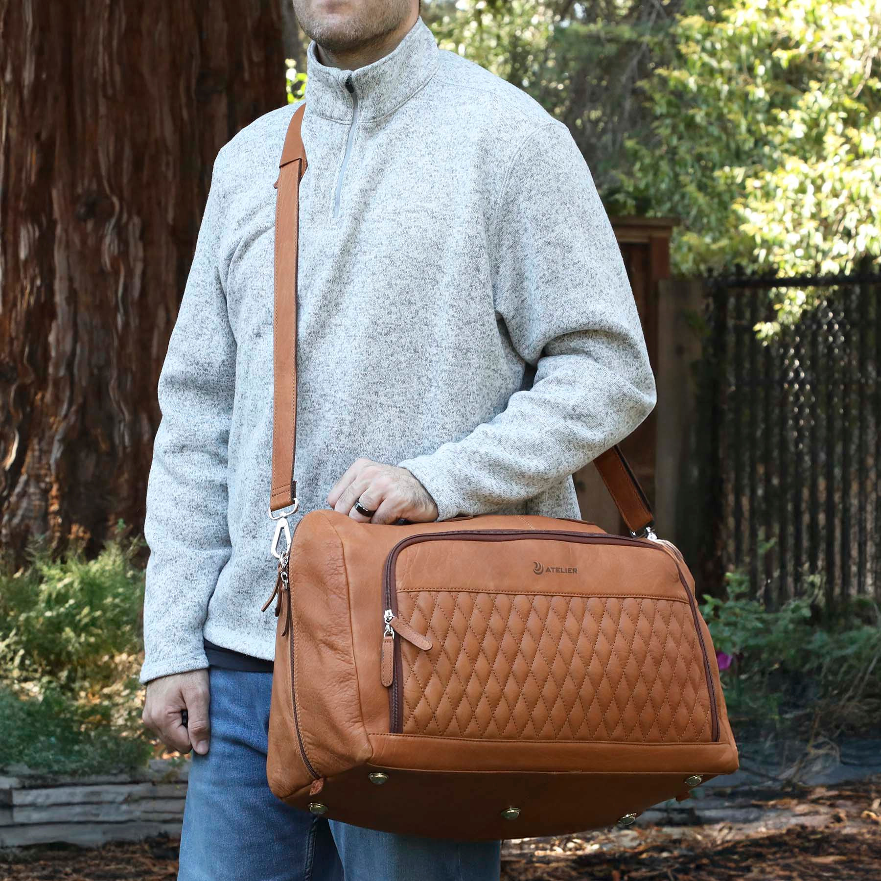 Bell Canyon Leather Duffel Bag - HPG Brands