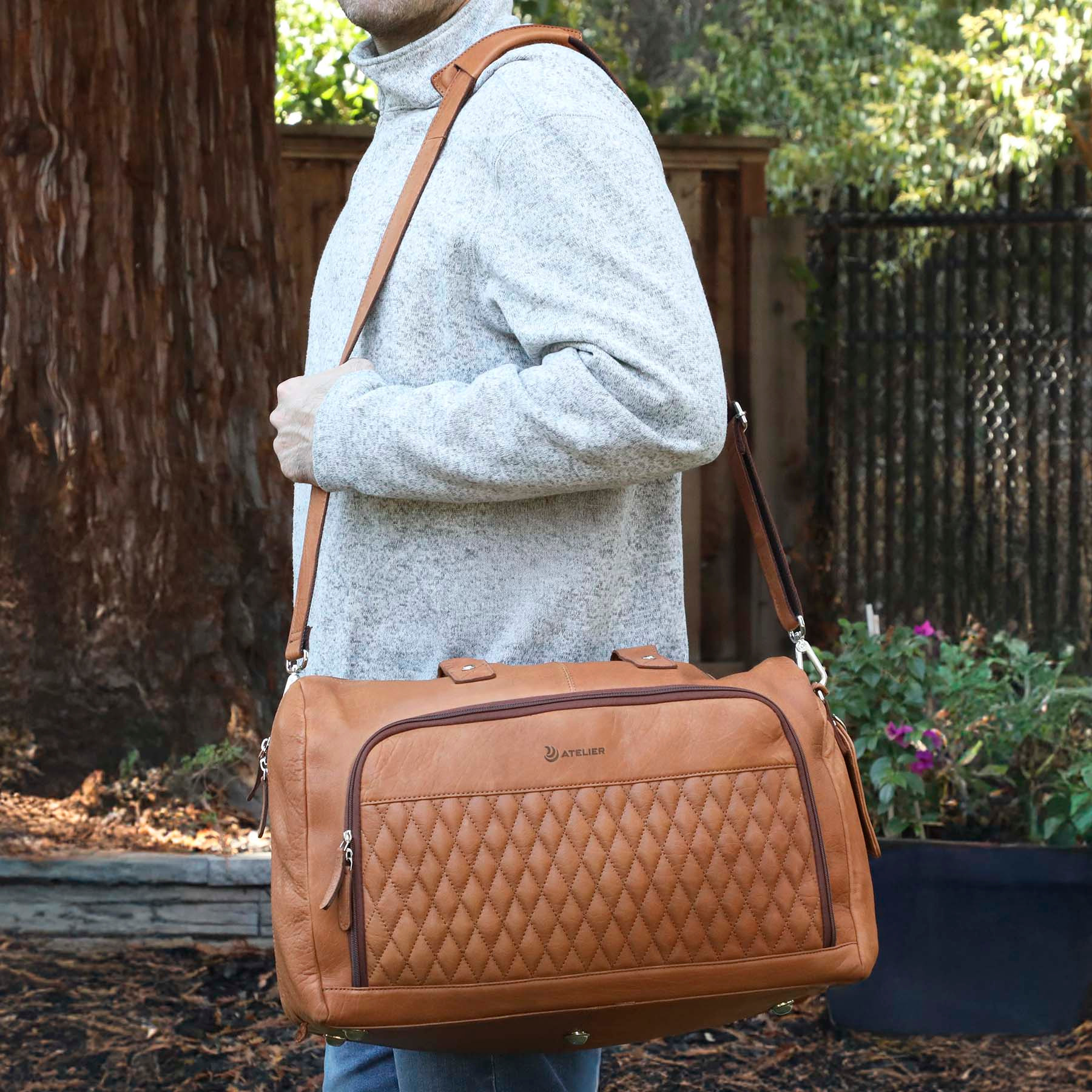 Bell Canyon Leather Duffel Bag - HPG Brands