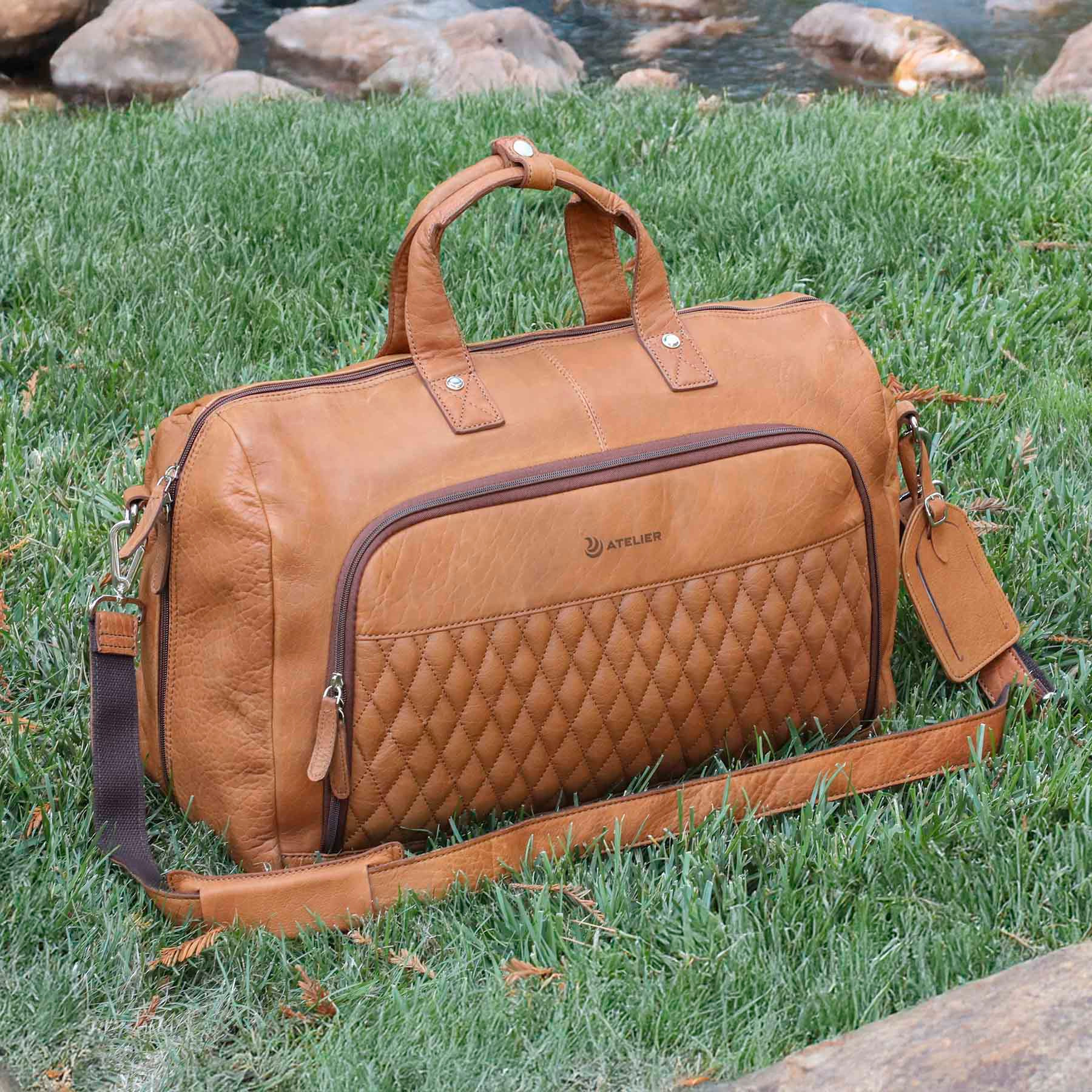 Bell Canyon Leather Duffel Bag - HPG Brands