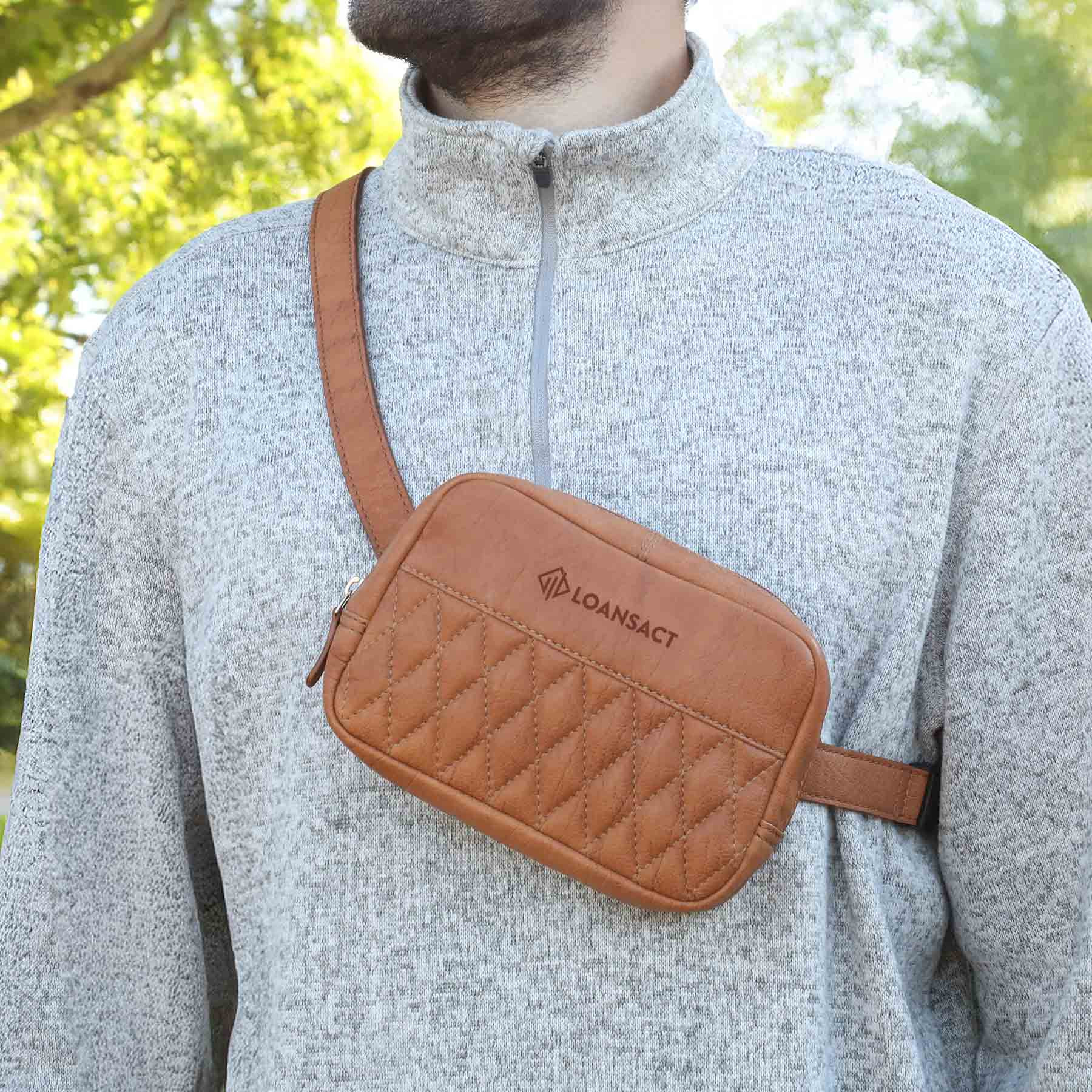 Brea Canyon Leather Cross Body Bag - HPG Brands