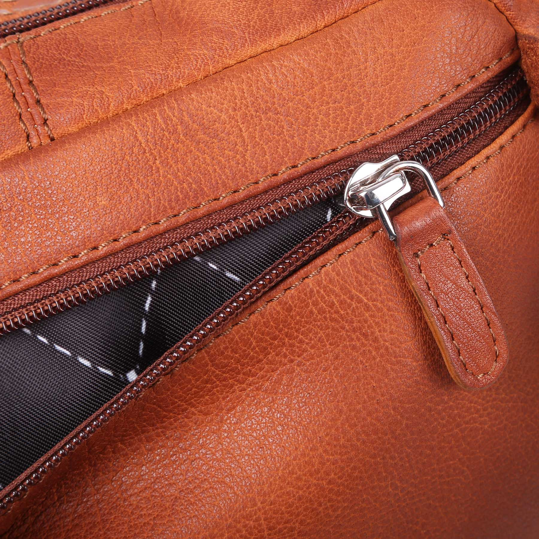 Brea Canyon Leather Cross Body Bag - HPG Brands