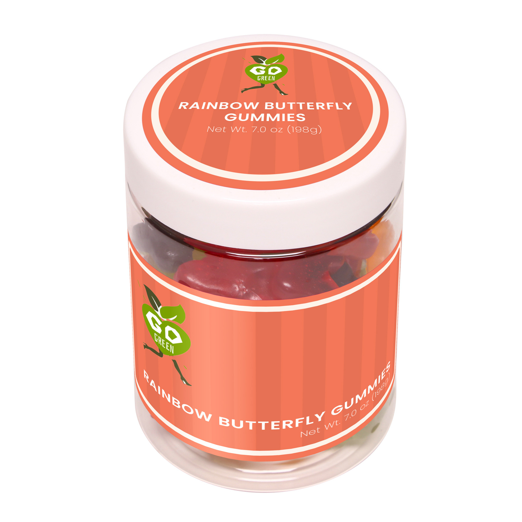 Rainbow Butterfly Gummies Large Jar HPG Brands