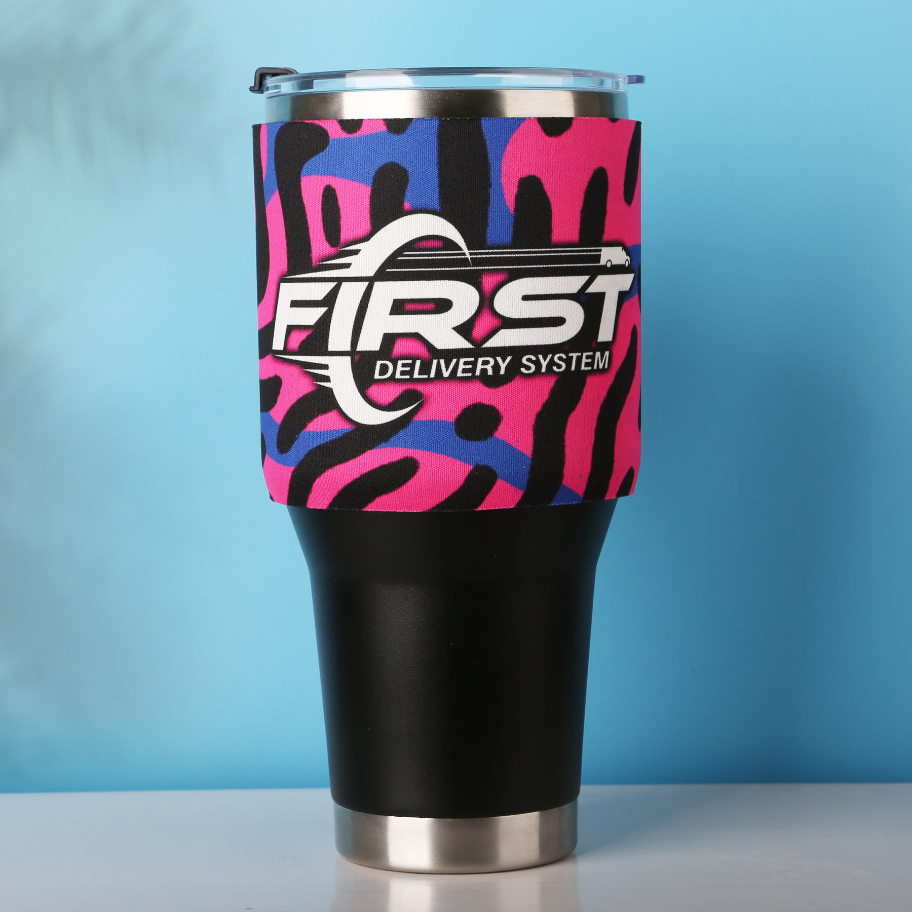 Full Color 40 Oz Neoprene Tumbler Sleeve - HPG Brands