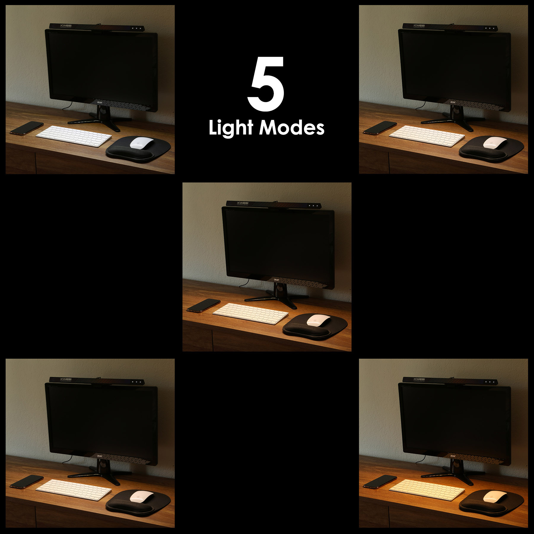 Screen Saber Computer Monitor Light Bar - HPG Brands