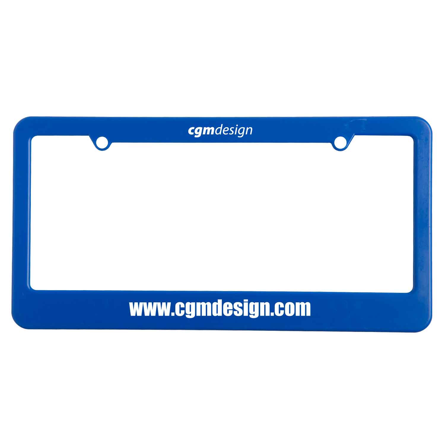 License Plate Frame: 2 Hole With Straight Bottom - HPG Brands