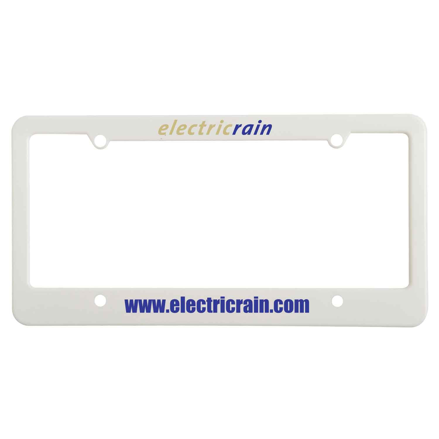 License Plate Frame: 4 Hole With Straight Bottom - HPG Brands