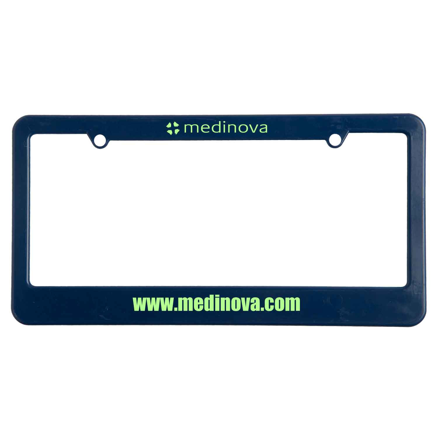 License Plate Frame: 4 Hole With Straight Bottom - HPG Brands
