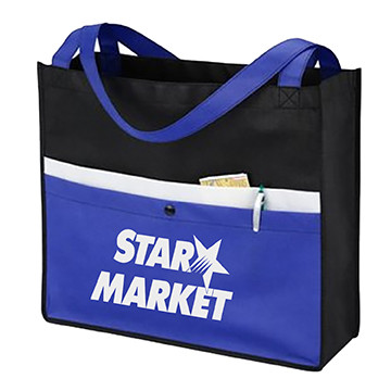 ハッピー Corridor Non-Woven Snap Pocket Tote - HPG Brands