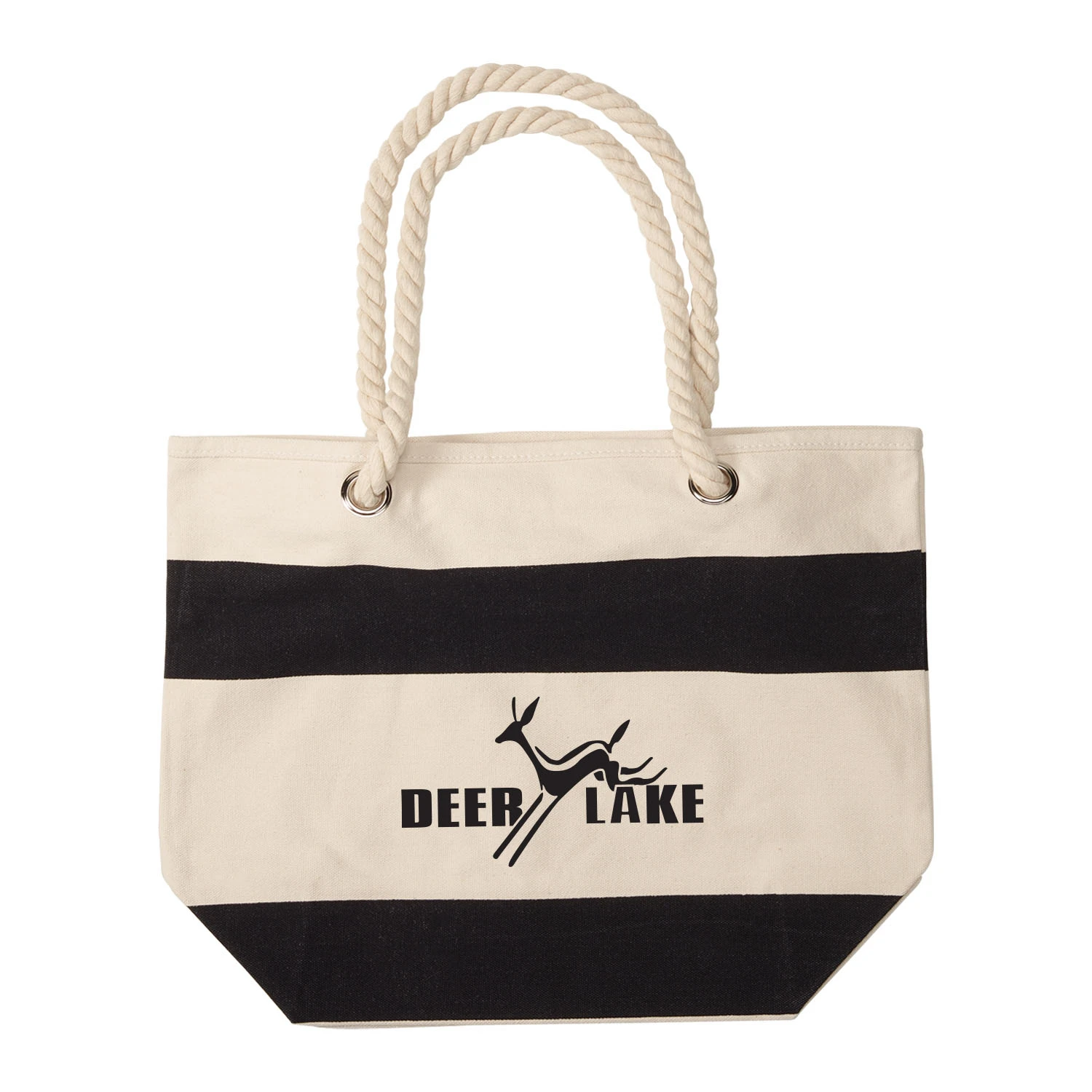 16 oz. Portsmouth Cotton Canvas Nautical Tote - HPG Brands