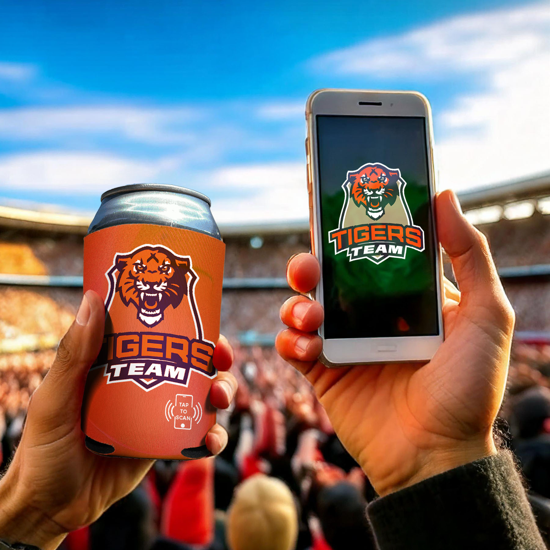 Full Color NFC EcoConnect Can Cooler - HPG Brands