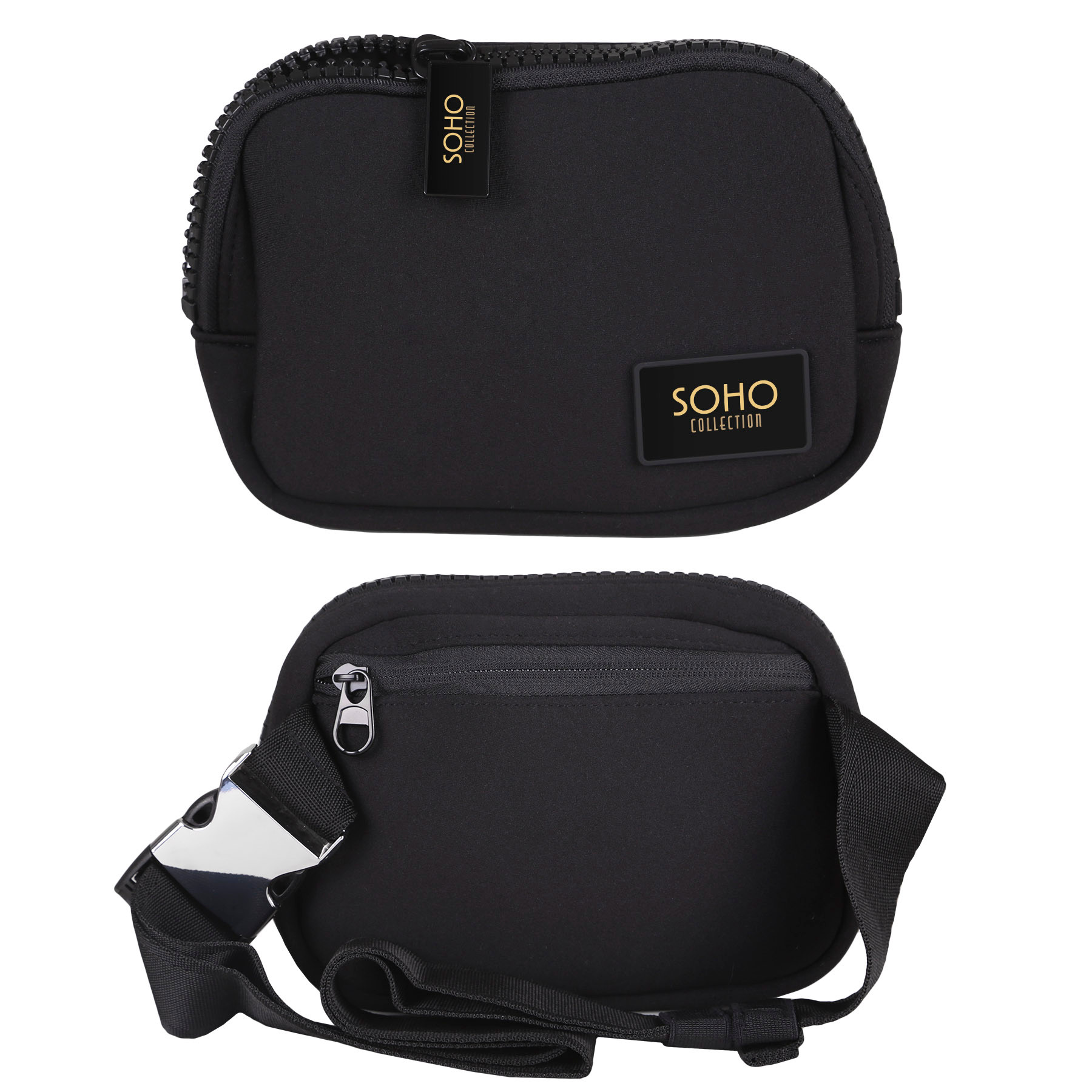 STROLLERZ バッグ BODY BAG 刺繍 ウエスト ポーチ 黒 LA THRASHER（スラッシャー） ボディバッグ ウエストポーチ ウエスト