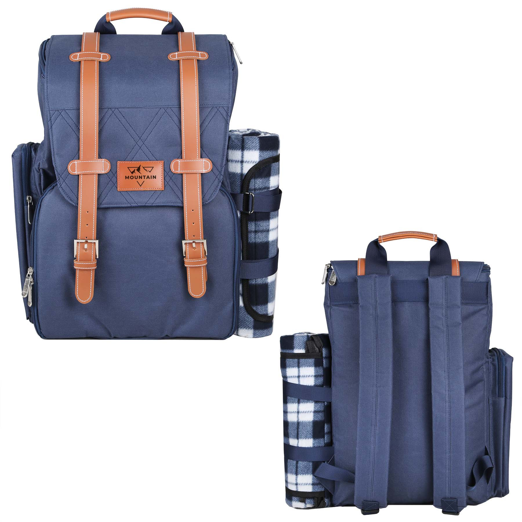 Dolores Park Pack Picnic Backpack For Two - HPG Brands