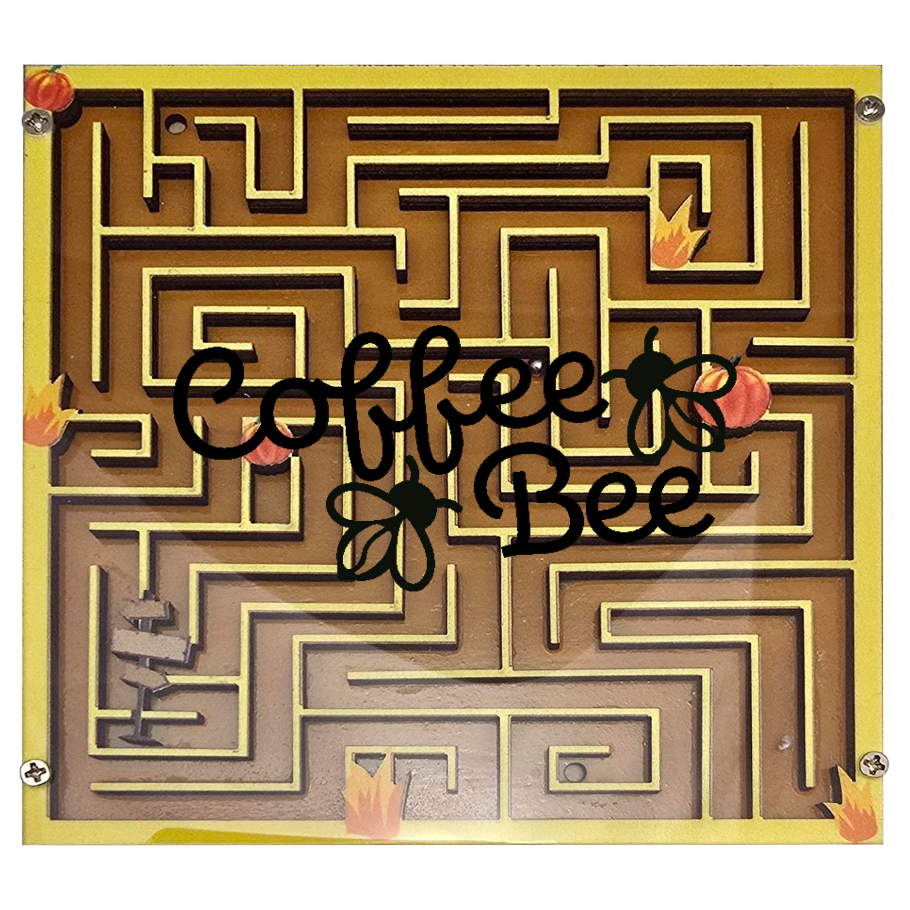 Labyrinth Layered Wood Coaster - HPG Brands